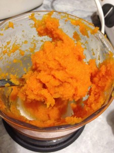 carote ridotte in polpa